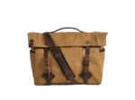 Bleu de Chauffe Sac Musette Cuir Et Toile Gaston Camel bm