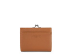 Lancaster Foulonné Porte-monnaie Fermoir Cuir 170-31 Caramel