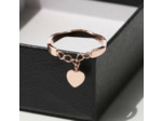 Bague breloque cœur