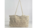 Biba Sonora Sac Baguette En Coton Tressé Natural