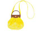 Longchamp Le Pliage Filet Sac Porté Travers XS Citron
