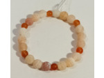 Agate orange opal, cornaline