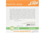 Le Parfait - Familia wiss - Boite de 12 Capsules Familia Wiss - 100mm - Vert & Sachet de 10 rondelles Super - 85mm 100mm + Sachet de 10 rondelles