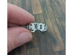 Bague maillon chaîne en acier inox 2