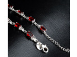 Bracelet rouge/argent