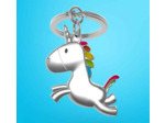 Metalmorphose Porte-clés Licorne Arc-en-ciel