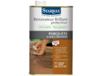 STARWAX Rénovateur Brillant Protecteur pour Parquets et Sols Stratifiés - 1L - Idéal pour Faire Briller et Protéger les Parquets