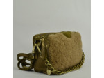 Mila Louise Mama T Sac Trotteur Cuir irisé et mouton Kiwi