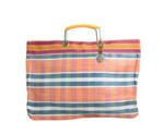 Le Voyage en Panier Ecolette Cabas Orange Marine