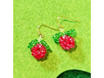 Boucles d'oreilles myrtilles ou framboises