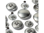 Boutons pression Anorak argent 15 mm Prym