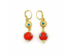 Boucles d'oreilles Coeur de mer