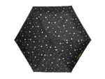 Isotoner Mini X-Tra Solide Parapluie Pliant Pois Noir/Jaune