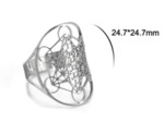 Bague en acier inoxydable Metatron