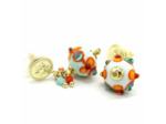 Boucles d'oreilles Aqua Coral