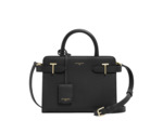Le Tanneur Emilie Petit Sac À Main En Cuir Signature T Noir