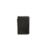 Biba Soft Mousse Grand Portefeuille Vertical En Cuir Naturel SFM4L Negro