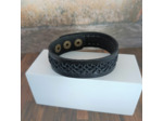 Bracelet cuir homme noir 1