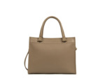 Lancaster Foulonné Double Sac Porté Main 470-63 Taupe In Or