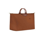 Longchamp Le Pliage Green Sac De Voyage M Cognac