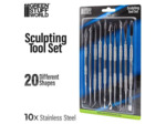 10x Outils de Sculpture