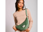 Hindbag Andrea Sac Banane Velours Vert D'eau