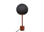 Lampe Apapa - Pied Terracotta - Globe Anthracite