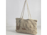 Biba Sonora Sac Baguette En Coton Tressé Natural