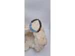 Bracelet calcite bleue bronzite OLPA2187