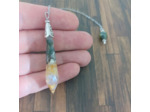 Pendule orgonite or/opale/citrine/agate indienne/turquoise africaine