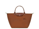 Longchamp Le Pliage Green Sac À Main M Cognac