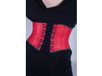 Serre-taille rouge matelassé intérieur coccinelle pièce unique