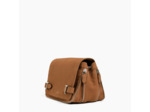 Le Tanneur Simone Petit Sac Bandoulière Cuir Nubuck Grainé Tan