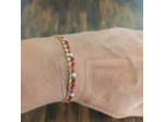 Bracelets en acier inox rose/rouge/doré