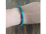 Bracelet Lapis lazuli/Chrysocole/Hématite
