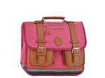 Caméléon Vintage Uni Cartable 35cm Bi Pink