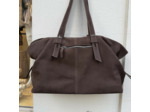 Sac cabas ETRIER cavalier Nubuck chocolat