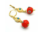 Boucles d'oreilles Coeur de mer