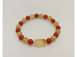Bracelet cornaline/citrine/agate
