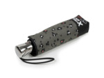Isotoner Parapluie Pliant X-TRA Solide Auto Léopard Kaki