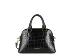 Lancaster Exo Mini Sac à Main Demi Lune Croco 524-105 Noir