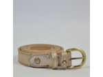 Mila Louise Pallas X Ceinture Cuir Rose