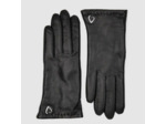 Lancaster Gants Femme En Cuir Et Cachemire Taille 8 Noir
