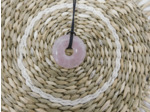 PENDENTIF DONUT QUARTZ ROSE