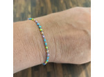 Bracelets en acier inox Pastel multicolore