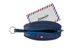 Larmorie Charles Nubuck Porte-Monnaie Mer Indigo