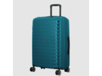 Jump Inlu Valise Rigide Extensible 4 Roues Tsa 68Cm Bleu Pétrole