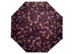 Isotoner Parapluie Femme Pliant Manuel Fleurs Pensées