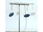 Boucles d'oreilles Emma rose ou bleu en ivoire végétal