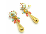 Boucles d'oreilles Aqua Coral